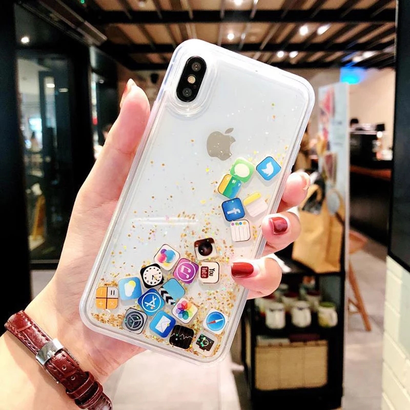Fragance X - Dynamic Quicksand Cover for iPhone 17