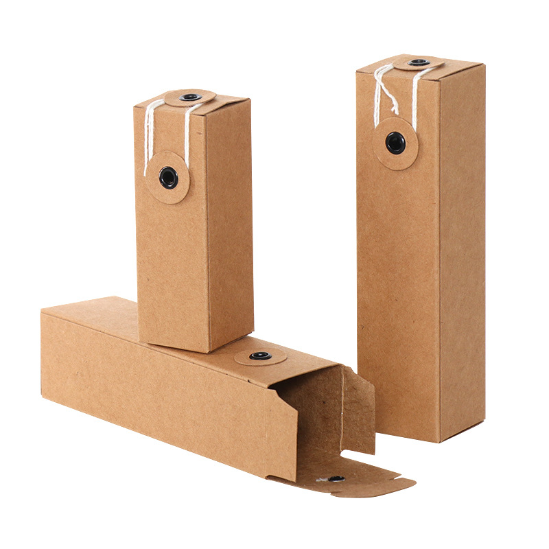 Perfume Fragrance Oil Wholesale - 300Pcs/Lot Cosmetics Packaging Box Kraft Paper