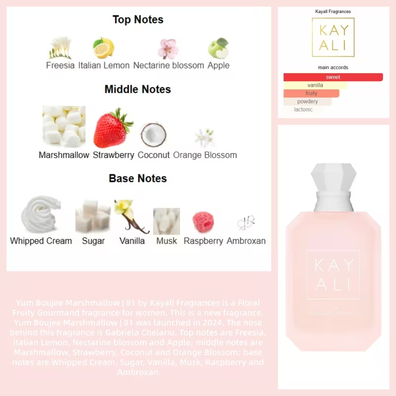 KAYALI Vanilla Candy Rock Suga - огляд і ціна Perfume Fragrance Vanilla